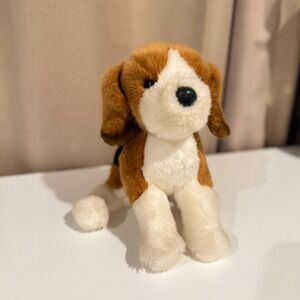 Douglas Cuddle Toy Beagle Dog Plush Stuffed Animal Tri-Color Brown Black White